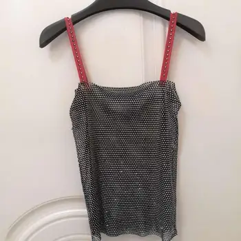 Summer Womens Sleeveless Mesh Rhinestone Party Cocktail Crop Tops Ladies Sexy Sheer Sequins Tanks Tees Clubwear Clothes
Summer Womens Sleeveless Mesh Rhinestone Party Cocktail Crop Tops Ladies Sexy Sheer Sequins Tanks Tees Clubwear Clothes