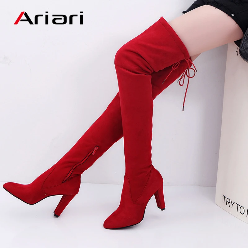 2019 New Flock Women Over The Knee Boots Lace Up Sexy High Heels Autumn Woman Shoes Winter Work Women Boots Large Size 34-43
2019 New Flock Women Over The Knee Boots Lace Up Sexy High Heels Autumn Woman Shoes Winter Work Women Boots Large Size 34-43