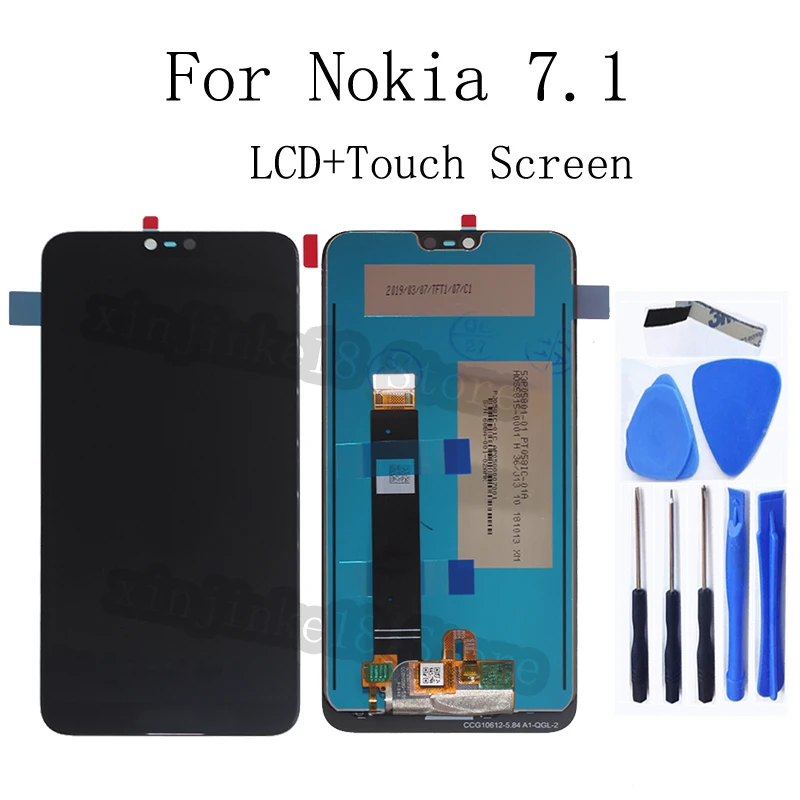 Original 5.84" For Nokia 7.1 LCD Display 10 point Touch Screen Panel For Nokia 7.1 Screen LCD Digitizer Replacement Repair Parts
Original 5.84" For Nokia 7.1 LCD Display 10 point Touch Screen Panel For Nokia 7.1 Screen LCD Digitizer Replacement Repair Parts
