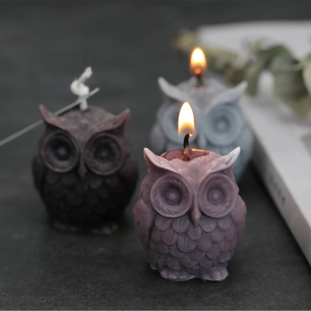 Silicone Owl Animal Candle Mold 3D Handmade DIY Candle Making Mold Scented Candle Mould DIY Candle Craft Supplies for Home Decor
Silicone Owl Animal Candle Mold 3D Handmade DIY Candle Making Mold Scented Candle Mould DIY Candle Craft Supplies for Home Decor