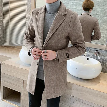 2019 New Brand Winter Wool Blends Coats Men Casual Overcoat Male Business Formal Windbreaker Jackets Men Long Coat Plus Size 5xl
2019 New Brand Winter Wool Blends Coats Men Casual Overcoat Male Business Formal Windbreaker Jackets Men Long Coat Plus Size 5xl