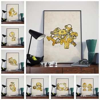 Cartoon Golden abstract anime super mario Nursery Kids Room Painting HD quality Home Decor Art Decor posters canvas painting 618
Cartoon Golden abstract anime super mario Nursery Kids Room Painting HD quality Home Decor Art Decor posters canvas painting 618