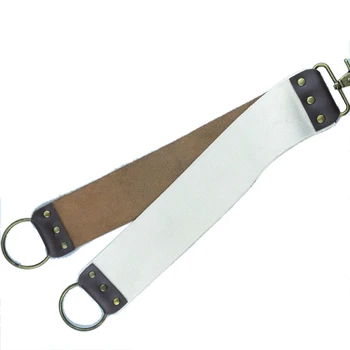 Leather Razor Strop Canvas Leather Sharpening Shaving Strop for Barber Straight Razor Fold Knife
Leather Razor Strop Canvas Leather Sharpening Shaving Strop for Barber Straight Razor Fold Knife