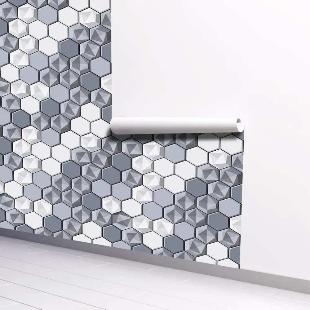 2020 New Released Hexagon Pattern Thickened Waterproof Self-Adhesive Wallpaper for Room Decoration and Furniture Renovation
2020 New Released Hexagon Pattern Thickened Waterproof Self-Adhesive Wallpaper for Room Decoration and Furniture Renovation