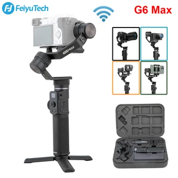 FeiyuTech Feiyu G6 Max 3-Axis Handheld Camera Gimbal Stabilizer for Mirrorless camera Pocket Camera GoPro Hero 7 6 5 Smartphone
FeiyuTech Feiyu G6 Max 3-Axis Handheld Camera Gimbal Stabilizer for Mirrorless camera Pocket Camera GoPro Hero 7 6 5 Smartphone