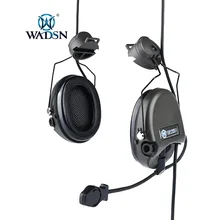 WADSN MSA Tactical Headset With Fast Helmet Rail Adapter Military Airsoft CS Shooting Headset Army Communication Accessories
WADSN MSA Tactical Headset With Fast Helmet Rail Adapter Military Airsoft CS Shooting Headset Army Communication Accessories