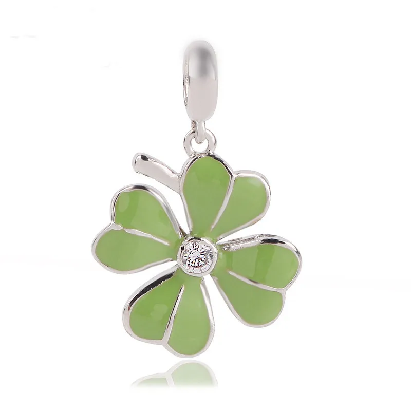 Chapado en Plata Daisy Flor Floral Cadena De Seguridad encaja pulsera Europea De Marca Reino Unido