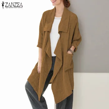 2020 Spring Coats ZANZEA Women Casual Solid Jackets Long Sleeve Irregular Hem Thicken Outwear Open Front Cardigan Plus Size 5XL
2020 Spring Coats ZANZEA Women Casual Solid Jackets Long Sleeve Irregular Hem Thicken Outwear Open Front Cardigan Plus Size 5XL
