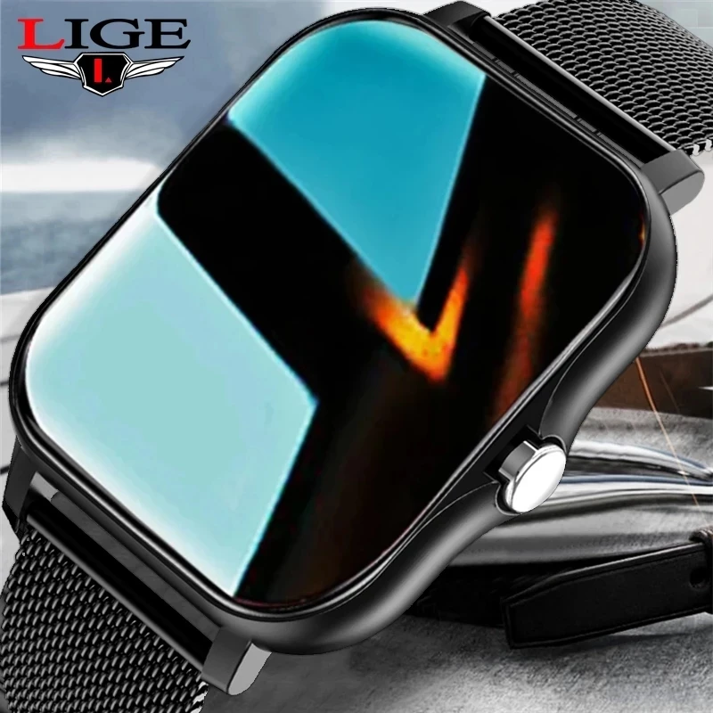 LIGE 2022 New Men Smart Watch Women Bluetooth Call Music Control Heart Rate Monitor Waterproof Men Smartwatch For Android IOS
LIGE 2022 New Men Smart Watch Women Bluetooth Call Music Control Heart Rate Monitor Waterproof Men Smartwatch For Android IOS