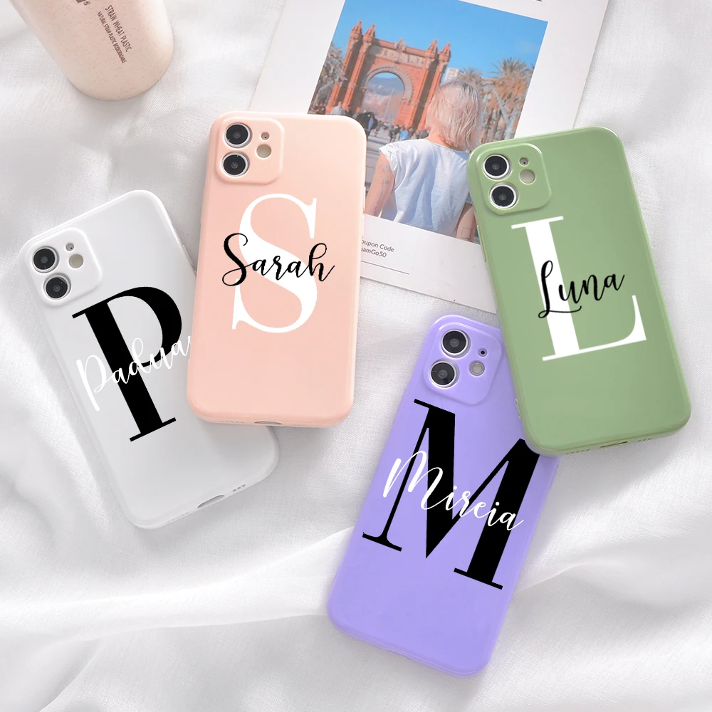 2021 New Custom Name Phone Case For iPhone 12 11 Pro Max 7 8 Plus X XR XS Max Luxury Soft Matte For iPhone 11 Pro Silicone Cover
2021 New Custom Name Phone Case For iPhone 12 11 Pro Max 7 8 Plus X XR XS Max Luxury Soft Matte For iPhone 11 Pro Silicone Cover