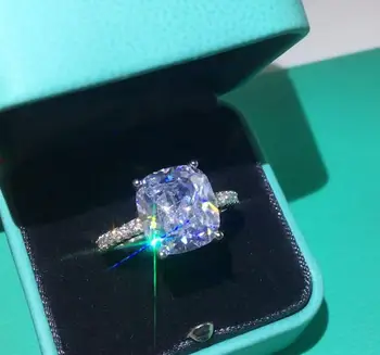 choucong Fine Promise Ring 925 sterling Silver Cushion cut 7mm AAAAA Zircon cz Engagement Wedding Band Rings For Women Jewelry
choucong Fine Promise Ring 925 sterling Silver Cushion cut 7mm AAAAA Zircon cz Engagement Wedding Band Rings For Women Jewelry