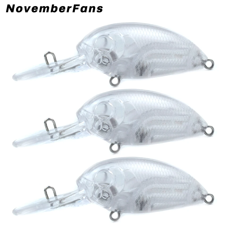 NovemberFans 15PCS/LOT 5.5cm 3.8g Blank Hard Bait Unpainted Floating Crankbait Fishing Lures DIY Fishing Tackle
NovemberFans 15PCS/LOT 5.5cm 3.8g Blank Hard Bait Unpainted Floating Crankbait Fishing Lures DIY Fishing Tackle