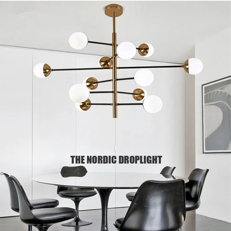 4/6/8/10/12 Heads Nordic Golden Loft Designer Chandelier Romantic Creative Molecular Glass Ball Bedroom Dinner Lights
4/6/8/10/12 Heads Nordic Golden Loft Designer Chandelier Romantic Creative Molecular Glass Ball Bedroom Dinner Lights
