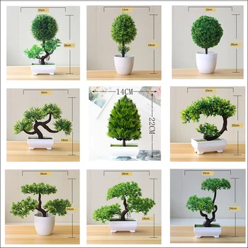 green bonsai Artificial Plants small tree art home/garden/desk deco fake plastic plants with potted greenry craft supplies 1pc
green bonsai Artificial Plants small tree art home/garden/desk deco fake plastic plants with potted greenry craft supplies 1pc