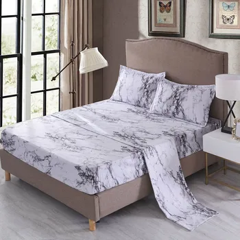 Super Soft Classic Marble Pattern Bedspread Fitted Sheet for Beds Elastic Home Textile Twin/Full/Queen/King Bed Sheet Cover Set
Super Soft Classic Marble Pattern Bedspread Fitted Sheet for Beds Elastic Home Textile Twin/Full/Queen/King Bed Sheet Cover Set