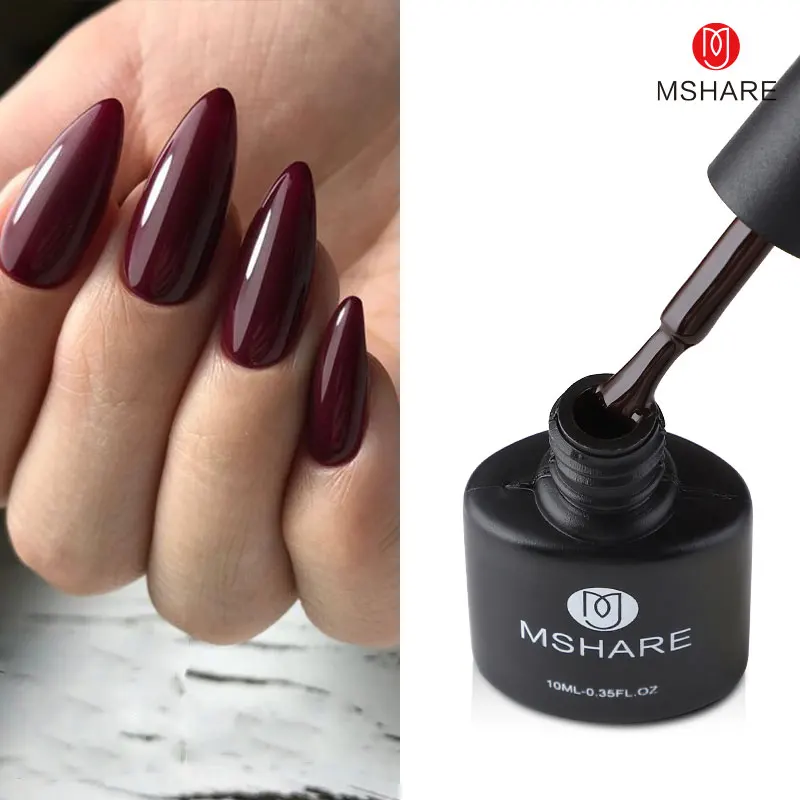MSHARE Burgundy Wine Red Nails Gel Varnish Lacquer Nail Polish Soak Off 12g Cured With Nail Dryer
MSHARE Burgundy Wine Red Nails Gel Varnish Lacquer Nail Polish Soak Off 12g Cured With Nail Dryer