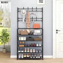 Multi-functional Simple Shoe Rack Entryway Shoe Organizer Stand Holder Coat Rack Home Furniture Space-saving Removable Shelf
Multi-functional Simple Shoe Rack Entryway Shoe Organizer Stand Holder Coat Rack Home Furniture Space-saving Removable Shelf
