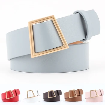 3.5cm Wide Decorative Belt Geometric Metal Buckle PU Leather Wild Casual Without Pin 1Pcs 103cm Long Women Belt Wide Belt
3.5cm Wide Decorative Belt Geometric Metal Buckle PU Leather Wild Casual Without Pin 1Pcs 103cm Long Women Belt Wide Belt