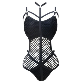 Black Sheer Knit Net Mesh Women Swimwear One Piece Swimsuit Female Bather Bathing Suit Swim Halter
Black Sheer Knit Net Mesh Women Swimwear One Piece Swimsuit Female Bather Bathing Suit Swim Halter