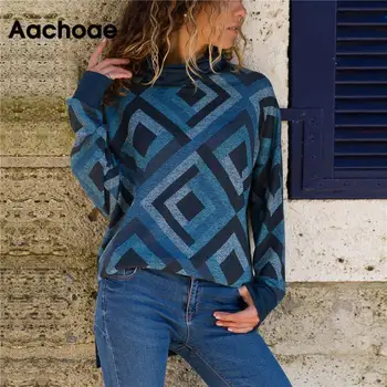 Blouse Women Long Sleeve Print Blouses Shirt Casual Turtleneck Knitted Tops Pullover Jumper Blusas Mujer de Moda 2020 Plus Size 
Blouse Women Long Sleeve Print Blouses Shirt Casual Turtleneck Knitted Tops Pullover Jumper Blusas Mujer de Moda 2020 Plus Size