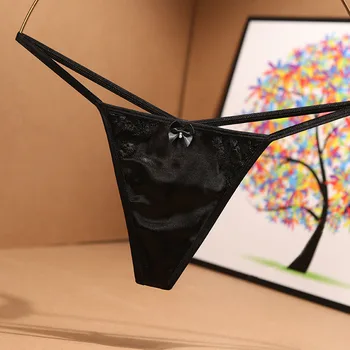 Low Rise Sexy Women Panties Lace Erotic Thongs Underwear G Strings And Thongs Mini Tback Micro Satin Panties 
Low Rise Sexy Women Panties Lace Erotic Thongs Underwear G Strings And Thongs Mini Tback Micro Satin Panties