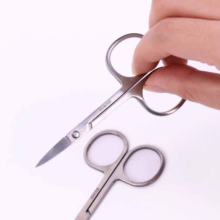 1PC Eyebrow Scissor Eyebrow Trimmer Eyebrow Eyelashes Nose Hair Scissor Stainless Steel Manicure Scissors Cutter Nail Makeup
1PC Eyebrow Scissor Eyebrow Trimmer Eyebrow Eyelashes Nose Hair Scissor Stainless Steel Manicure Scissors Cutter Nail Makeup