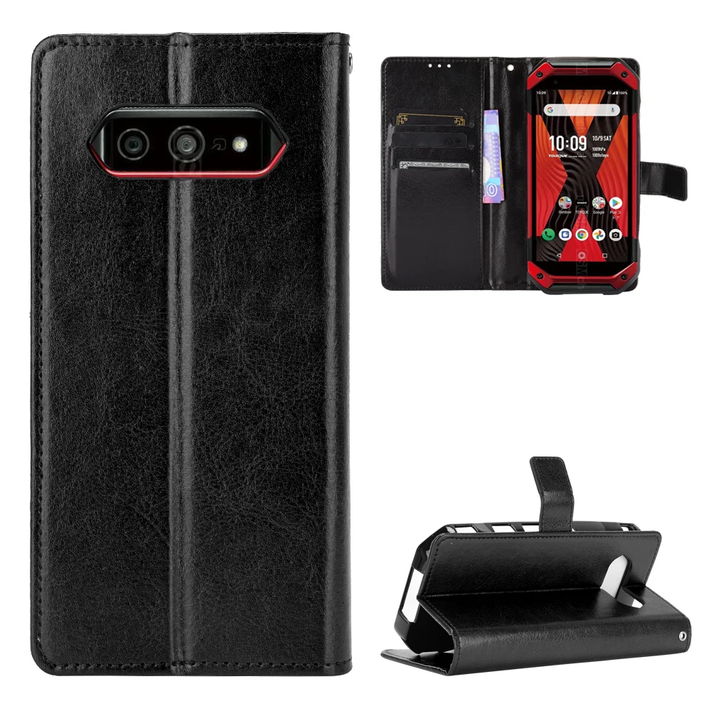 Для Kyocera Torque 5G чехол Роскошный кожаный чехол-портмоне с откидной крышкой для