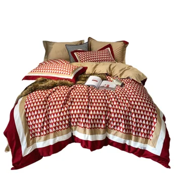 Best-selling high-end simple Nordic style four-piece cotton cotton 60 long-staple cotton embroidery sheets four-piece
Best-selling high-end simple Nordic style four-piece cotton cotton 60 long-staple cotton embroidery sheets four-piece