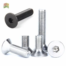 5-50pcs M2 M2.5 M3 M4 M5 M6 M8 304 A2 Stainless Steel Black grade 10.9 Hexagon Hex Socket Head Flat Countersunk Allen Bolt Screw
5-50pcs M2 M2.5 M3 M4 M5 M6 M8 304 A2 Stainless Steel Black grade 10.9 Hexagon Hex Socket Head Flat Countersunk Allen Bolt Screw