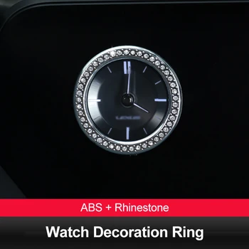 Car Styling Console Quartz Watch Time Decorative Ring Sticker Cover Frame Circle Rhinestone Crystal ABS For Lexus UX200260H 2019
Car Styling Console Quartz Watch Time Decorative Ring Sticker Cover Frame Circle Rhinestone Crystal ABS For Lexus UX200260H 2019