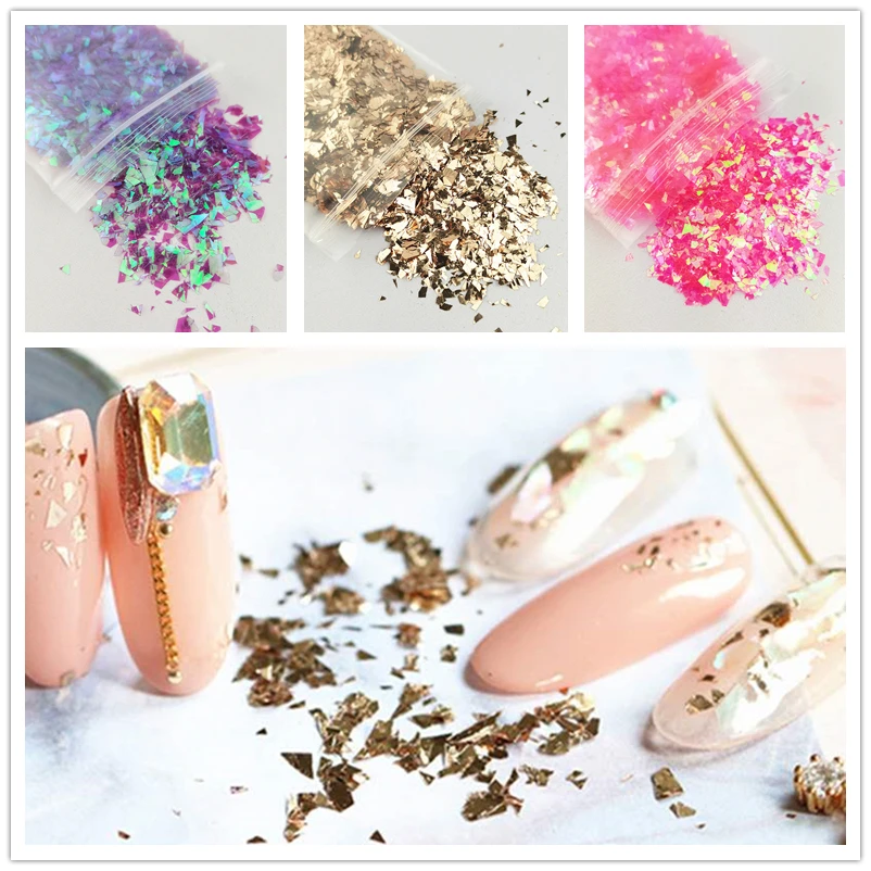 1 Bag Holographic AB Nail Glitter Flake Shell Sparkly Sequins Irregular Paillette DIY Gel Polish Manicure Nail Art Decorations
1 Bag Holographic AB Nail Glitter Flake Shell Sparkly Sequins Irregular Paillette DIY Gel Polish Manicure Nail Art Decorations