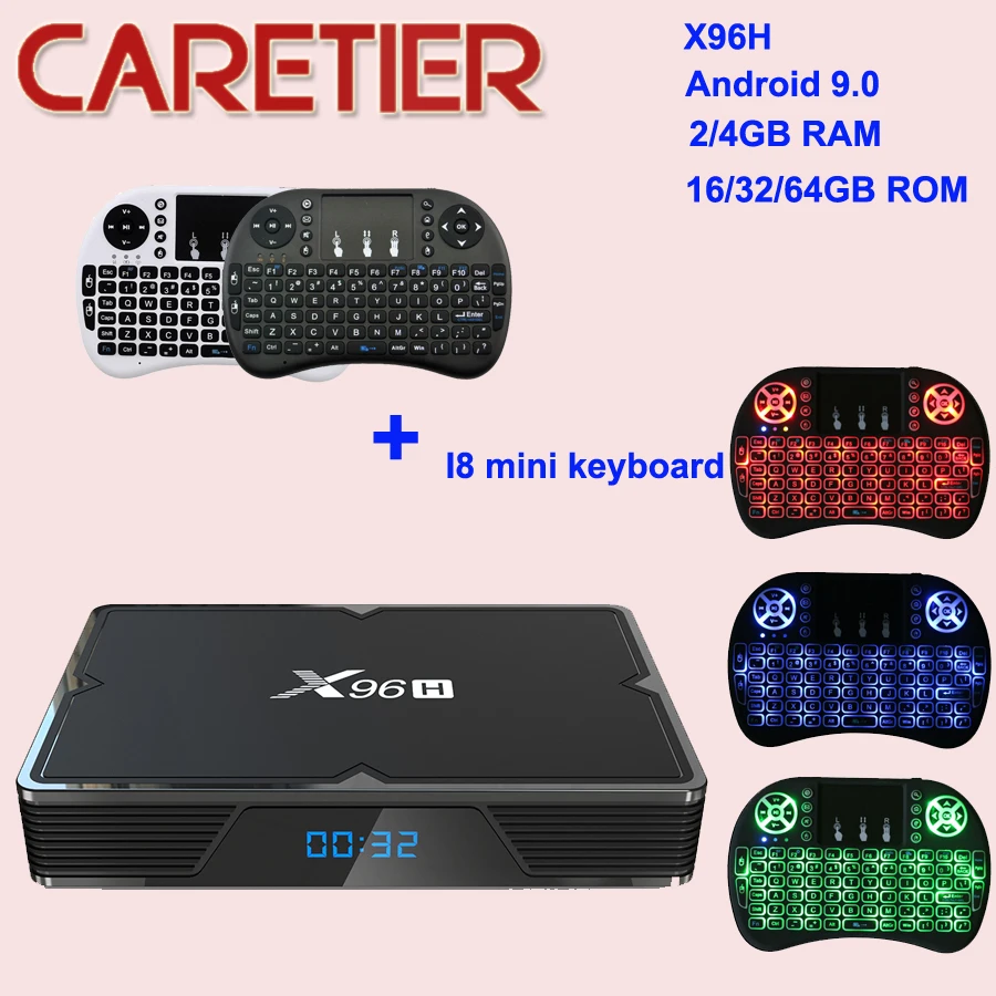 X96H 6K Android 9.0 TV Box 4G 32G With Dual Band Wifi Blueooth Support HDMI IN OUT Support Youtube Netflix IPTV Set top box
X96H 6K Android 9.0 TV Box 4G 32G With Dual Band Wifi Blueooth Support HDMI IN OUT Support Youtube Netflix IPTV Set top box