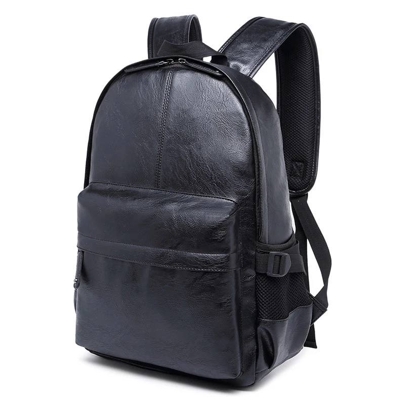 Korean version PU men's backpack large capacity double shoulder luggage student bag computer bag
Korean version PU men's backpack large capacity double shoulder luggage student bag computer bag
