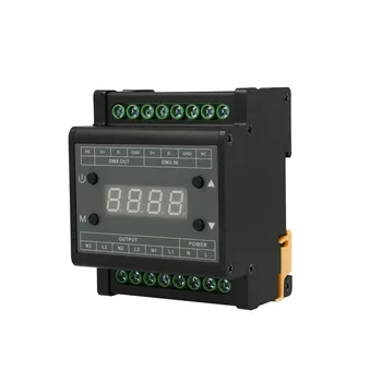 LEDLUX DD5302 controller DMX Led Triac Dimmer 220V 3 channel control transformer Triac dimmable with DMX signal
LEDLUX DD5302 controller DMX Led Triac Dimmer 220V 3 channel control transformer Triac dimmable with DMX signal