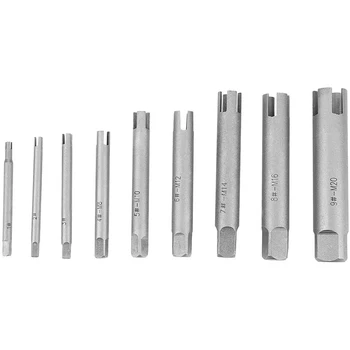 9Pcs Tap Extractor - Tap Extractor Set Screw Extractor Steel Broken Head Taps Remover Stripped Screw Tap Extractor Set
9Pcs Tap Extractor - Tap Extractor Set Screw Extractor Steel Broken Head Taps Remover Stripped Screw Tap Extractor Set