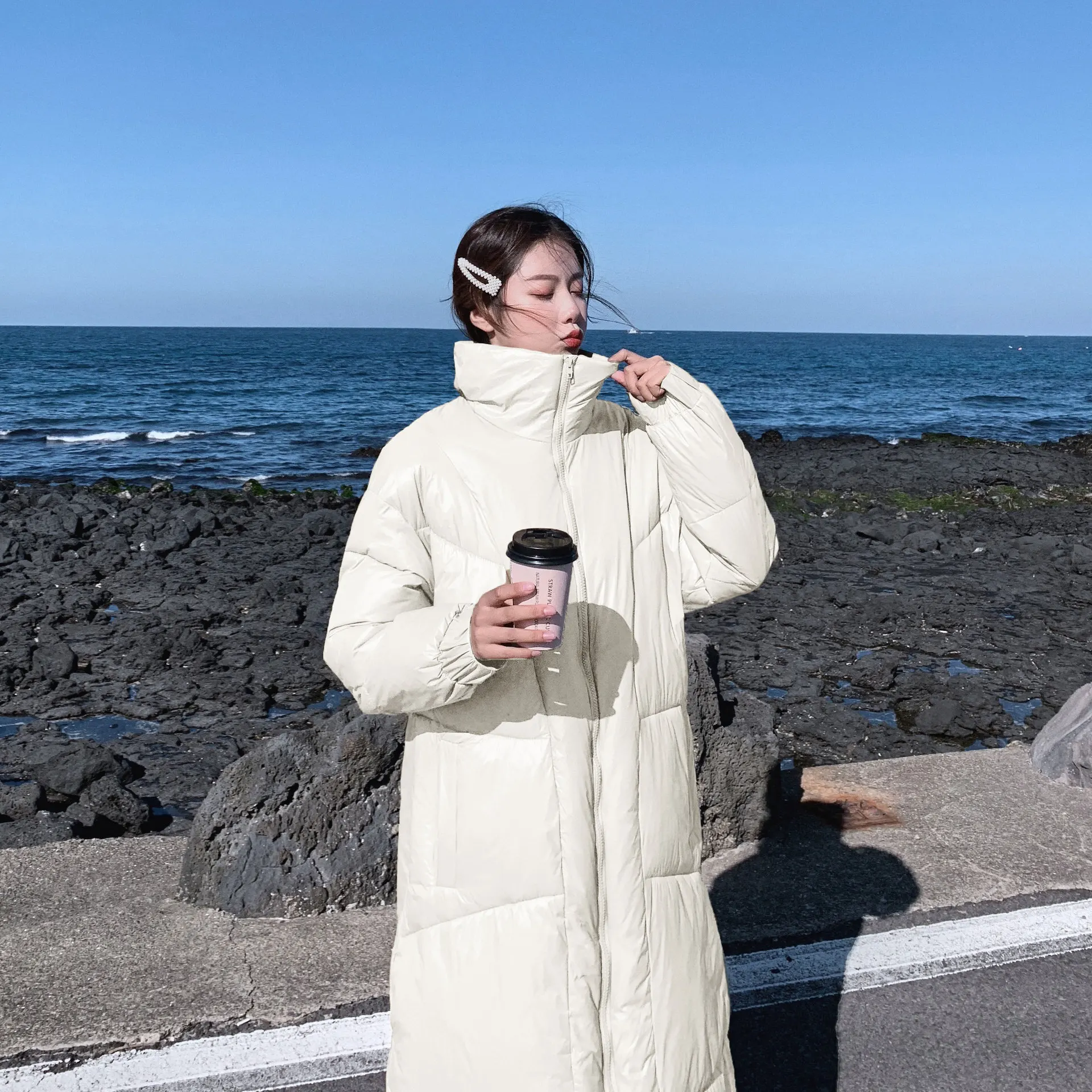 Simple Versatile Slim Fit Long Cotton Coat Solid Color Zipper 2018 Winter Warm Thick Straight-Cut Stand Collar Trend Slimming
Simple Versatile Slim Fit Long Cotton Coat Solid Color Zipper 2018 Winter Warm Thick Straight-Cut Stand Collar Trend Slimming