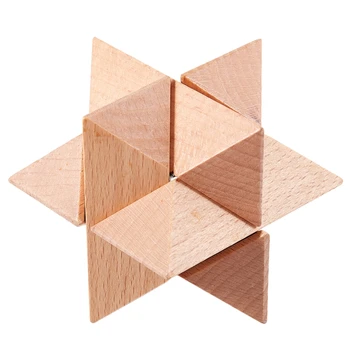 Wooden Primary Color Octagon Lock Logic Puzzle Burr Puzzles Brain Teaser Intellectual Assembly Toy
Wooden Primary Color Octagon Lock Logic Puzzle Burr Puzzles Brain Teaser Intellectual Assembly Toy