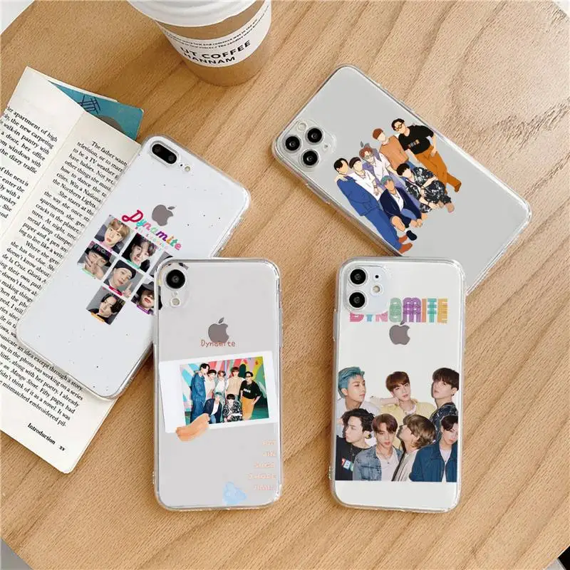 Korean kpop group new song 'Dynamite' Phone Case Transparent soft For iphone 5 5s 5c se 6 6s 7 8 11 12 plus mini x xs xr pro max
Korean kpop group new song 'Dynamite' Phone Case Transparent soft For iphone 5 5s 5c se 6 6s 7 8 11 12 plus mini x xs xr pro max
