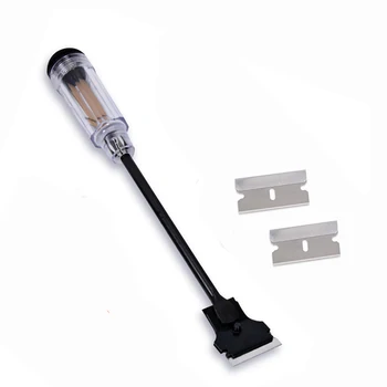 AEHDIS Car Tools Wrap Scraper Squeegee Cutter Knife+2pcs 1.5 inch Razor Blade+Blade Box Car Sticker Film Wrapping Glue Remover
AEHDIS Car Tools Wrap Scraper Squeegee Cutter Knife+2pcs 1.5 inch Razor Blade+Blade Box Car Sticker Film Wrapping Glue Remover