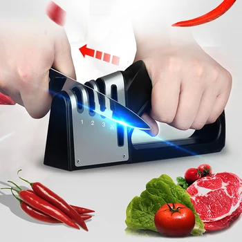 New Knife Sharpener 4 in 1 Diamond Coated Fine Rod Knife Shears and Scissors Sharpening stone System Stainless Steel Blades
New Knife Sharpener 4 in 1 Diamond Coated Fine Rod Knife Shears and Scissors Sharpening stone System Stainless Steel Blades