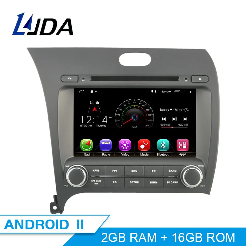 DSP Carplay Android 11 Car DVD Player For Kia CERATO K3 FORTE 2013 2014 2015 2016 2 Din Radio Multimedia WIFI GPS Stereo | Автомобили и