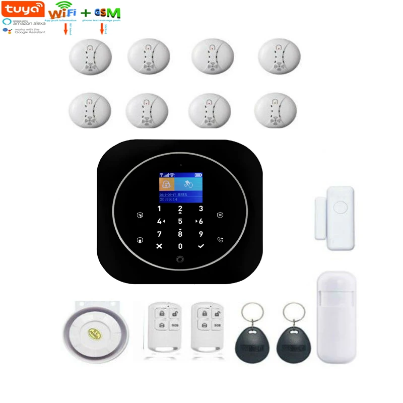 Yobang Security Wifi Home Security GSM Alarm System Intercom Support Tuya Android IOS APP Remote Control Smart Home Automation
Yobang Security Wifi Home Security GSM Alarm System Intercom Support Tuya Android IOS APP Remote Control Smart Home Automation