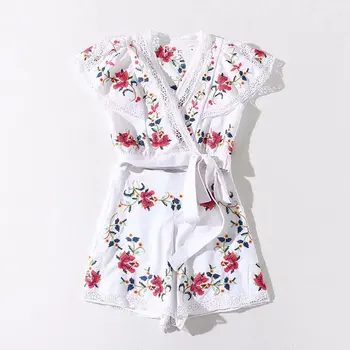 2 piece set women outfit embroidered V-neck straps tops shorts suit summer lace stitching cotton and linen two-piece set
2 piece set women outfit embroidered V-neck straps tops shorts suit summer lace stitching cotton and linen two-piece set