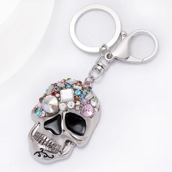 2019 Creative Skull Key Chain Rhinestone Punk Keyring Head Car Keychain Bag Charm Pendant Holder For Halloween Gift Women Men
2019 Creative Skull Key Chain Rhinestone Punk Keyring Head Car Keychain Bag Charm Pendant Holder For Halloween Gift Women Men