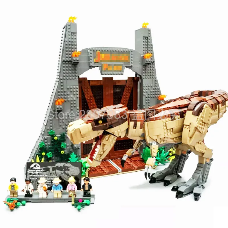 11338 Jurassic Movie Series Jurassic Park T. rex Rampage 3156Pcs Bricks Model Building Kits Blocks Compatible Movie 75936
11338 Jurassic Movie Series Jurassic Park T. rex Rampage 3156Pcs Bricks Model Building Kits Blocks Compatible Movie 75936