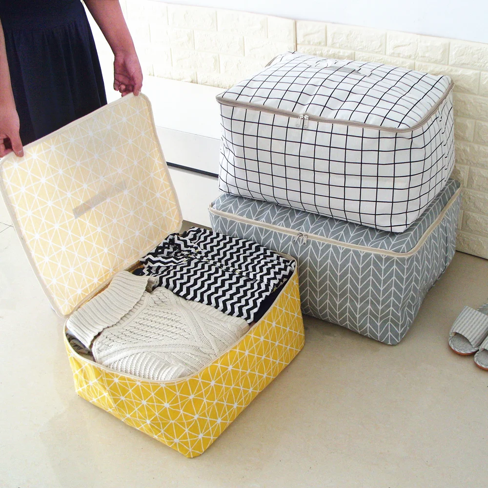 Large zipper canvas moving package quilt storage bag clothes quilt storage bag storage box folding storage box LB831131
Large zipper canvas moving package quilt storage bag clothes quilt storage bag storage box folding storage box LB831131