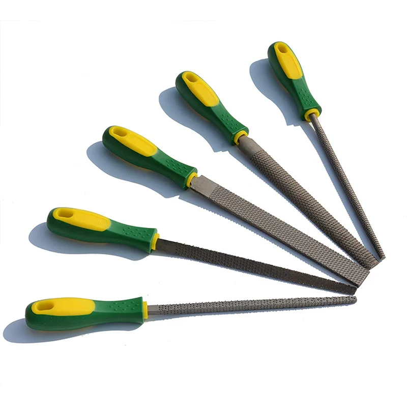 High Carbon Steel Wood Rasp 8 Inch Hand File, Plastic Non-Slip Handle 5 Pieces Rasp Set. (Wood Rasp)
High Carbon Steel Wood Rasp 8 Inch Hand File, Plastic Non-Slip Handle 5 Pieces Rasp Set. (Wood Rasp)