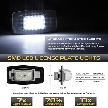 Bulbs License Plate Light For Miata Tribute MPV 1999-2005 Parts Accessories White 6000K
Bulbs License Plate Light For Miata Tribute MPV 1999-2005 Parts Accessories White 6000K