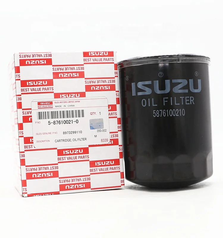 Best Vale Part Auto Parts 5-87610021-0 5876100210 8-97329911-0 8973299110 Nkr77 4jh1 Oil Filter
Best Vale Part Auto Parts 5-87610021-0 5876100210 8-97329911-0 8973299110 Nkr77 4jh1 Oil Filter