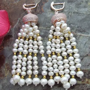 S072015 Natural White Round Pearl Earrings
S072015 Natural White Round Pearl Earrings